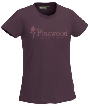 DAMSKI T-SHIRT PINEWOOD® OUTDOOR LIFE 3445 - Śliwkowy