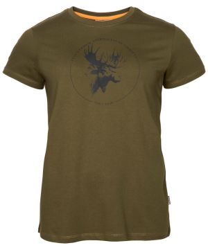 DAMSKI T-SHIRT PINEWOOD MOOSE 3450 - Oliwka Myśliwska