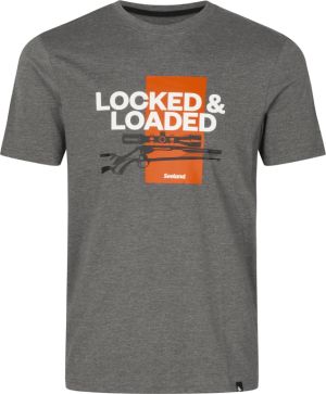 T-SHIRT SEELAND LOADED - Szary Melanż