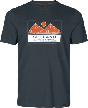 T-SHIRT SEELAND KESTREL - Ciemny Granat