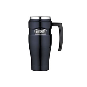 Wodoszczelny termokubek z uchwytem THERMOS ciemnoniebieski 0,47l