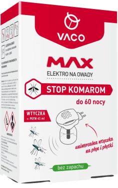 Elektro MAX (wtyczka) VACO + Płyn na komary