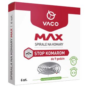 Spirale VACO MAX na komary - 6 sztuk