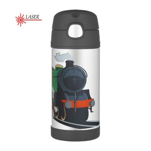 Termos dziecięcy ze słomką THERMOS pociag 0,35l