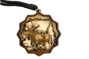 Medal drewniany BÓR HUNTER - Król Polowania VI