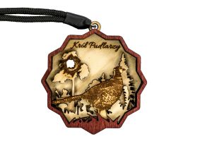 Medal drewniany BÓR HUNTER - Król Pudlarzy VII