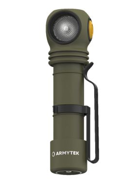Latarka czołowa ARMYTEK WIZARD C2 PRO V4 MAX Magnet White - 4000 lumenów - Olive