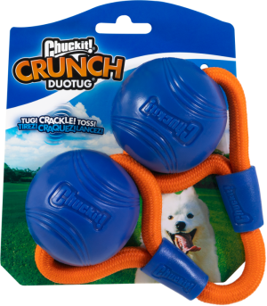 Podwójne złączone chrupiące piłki Chuckit! Chrunch Ball Duo Tug