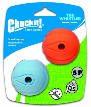 Dwupak małych gwiżdżących piłek Chuckit! Whistler Ball