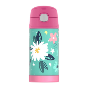 Termos dziecięcy ze słomką THERMOS wild flowers 0,35l