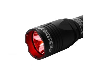 Latarka taktyczna ARMYTEK DOBERMANN Czerwona - 160 lumenów