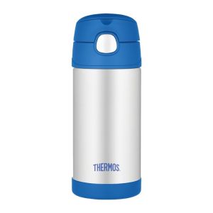 Termos dziecięcy ze słomką THERMOS niebieski 0,35l