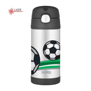 Termos dziecięcy ze słomką THERMOS piłka nożna 0,35l