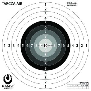 Tarcze strzeleckie RANGE SOLUTIONS AIR - 500 sztuk